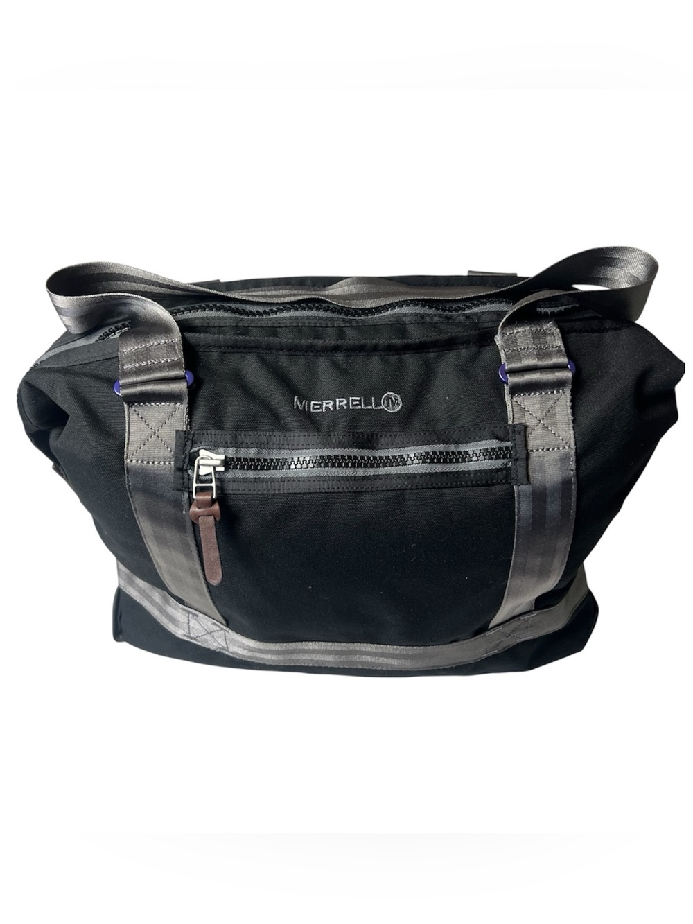 MERRELL Dayender 2 Duffel Tote Bag Black Water Resistant Laptop Pocket Zipper